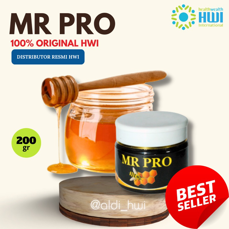 

MR PRO HWI / MADU PROPOLIS Penambah Nafsu Makan dan Imunitas Asli Original