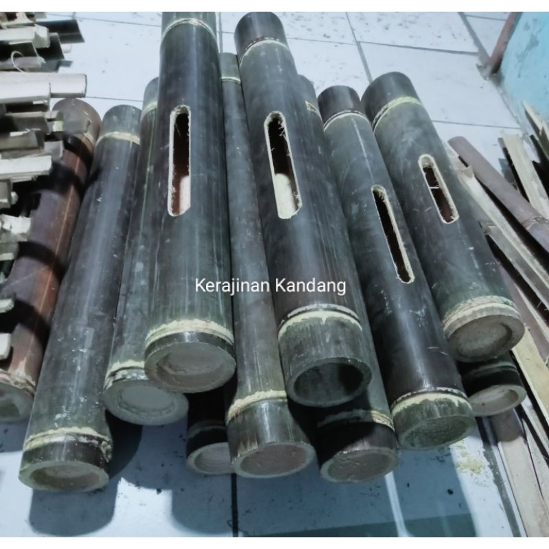 KENTONGAN DARI BAMBU Hitam Asli | Kentongn pos Ronda siskamling