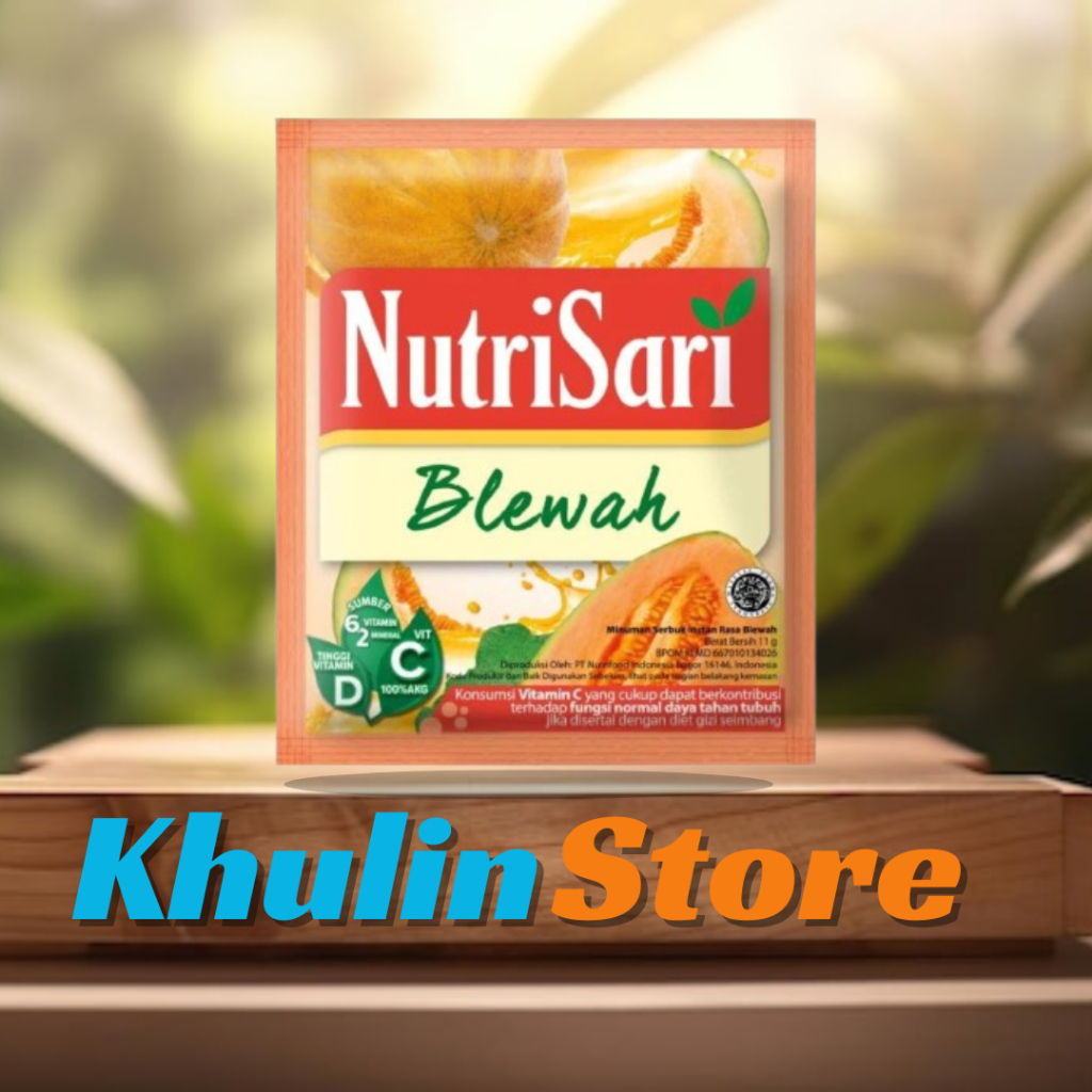 

Nutrisari Rasa Blewah Sachet 14gr 1 Renceng Isi 10Pcs-Minuman Buah Vitamin C Dan D/Minuman Sachet/Minuman Berenergi/Minuman Serbuk/Minuman Nutrisari/Nutrisari Renceng/Nutrisari Blewah/Minuman Segar/Minuman Sachet Renceng Grosir