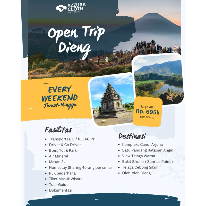 OPEN TRIP DIENG