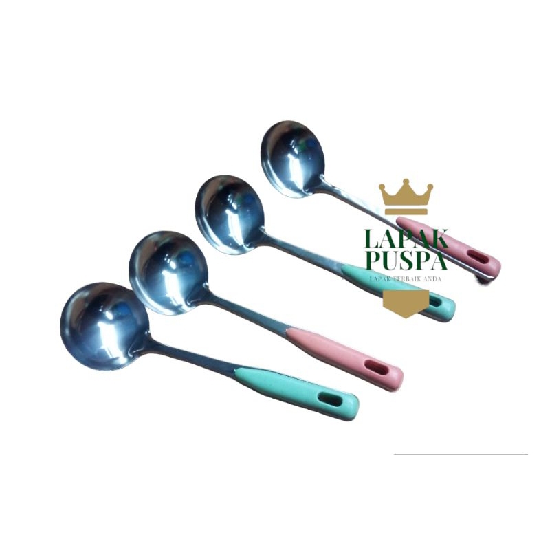 centong sayur stainless warna Eros erus irus sayur stainless warna