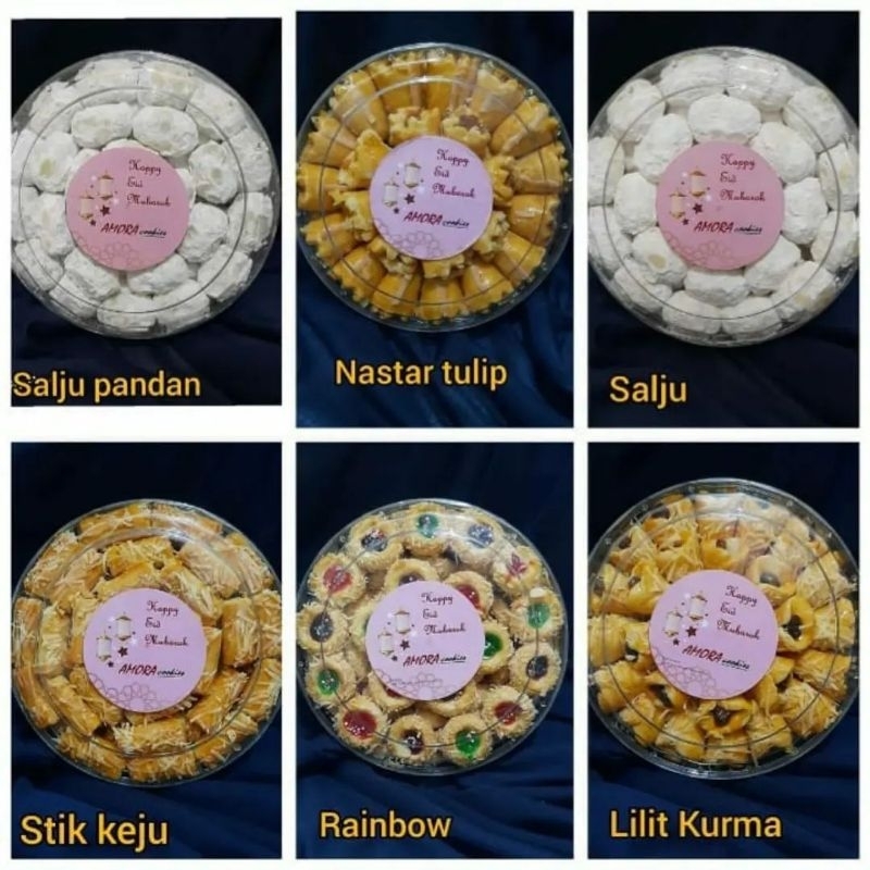 

aneka kue kering toples bulat