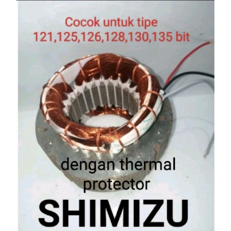 spull gulungan stator dinamo pompa air Shimizu