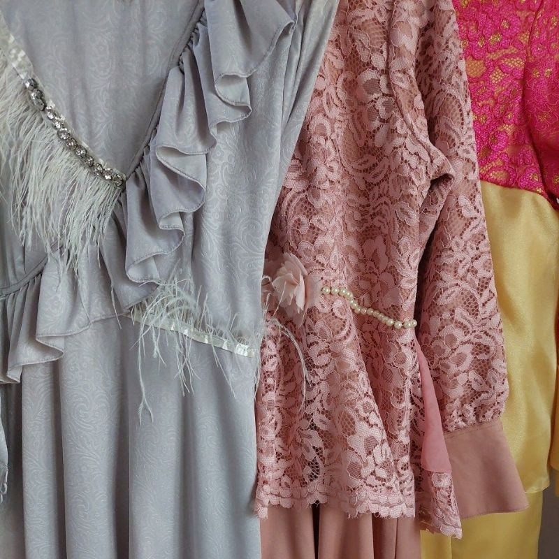 Preloved Dress lebaran kondangan bridesmaid elegant