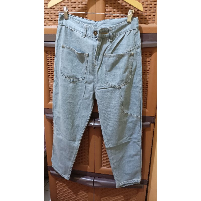 BAGGY PANTS JEANS IMPORT BKK SIZE M (28-29)