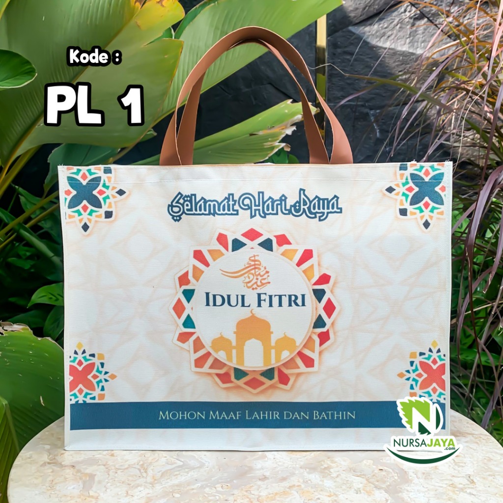 

Goodiebag Hampers Lebaran Idul Fitri JUMBO Ready Stock Tebal Premium Tas Parcel Hari Raya Kanvas Tali Kulit Sintetis