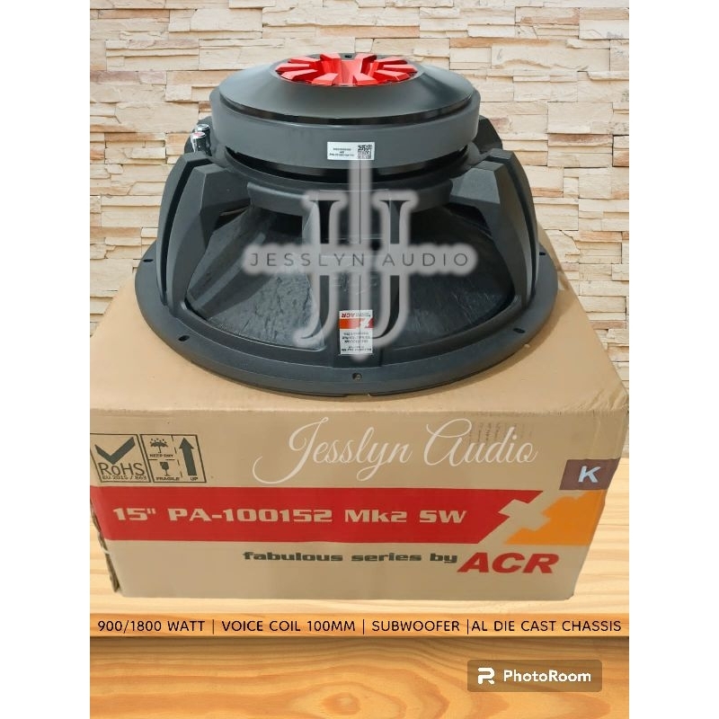 Speaker ACR Fabulous 15" PA 100152 MK2 SW subwoofer original 1800watt / speaker Fabolus 15 inch new