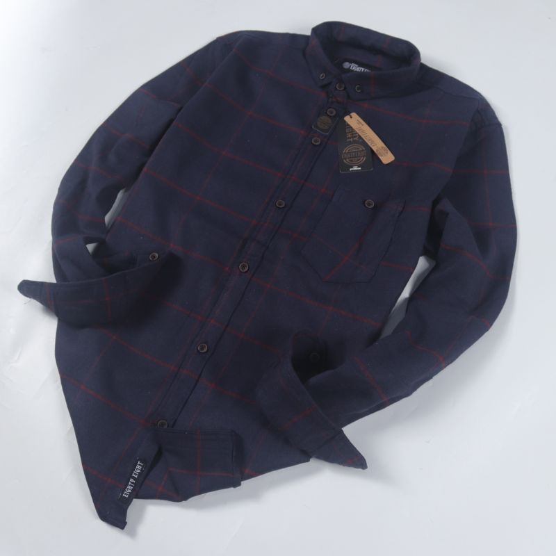 Kemeja flanel distro lengan panjang EightyEight (88)