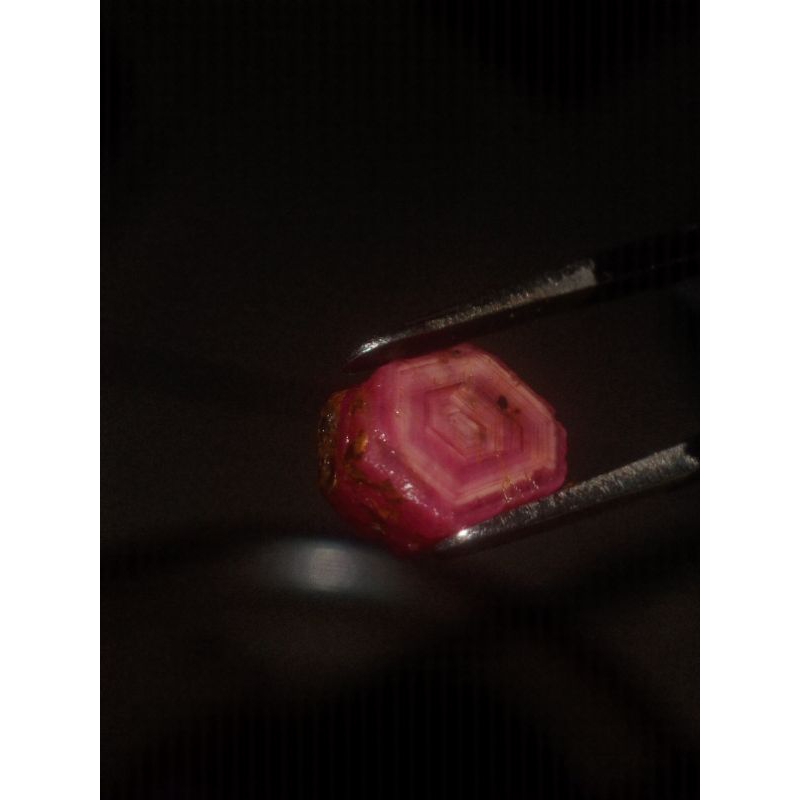 Natural Rough Ruby Burma Bahan Ruby Birma Belang Pinkish Red Merah Ruby Burmese Ruby Asli