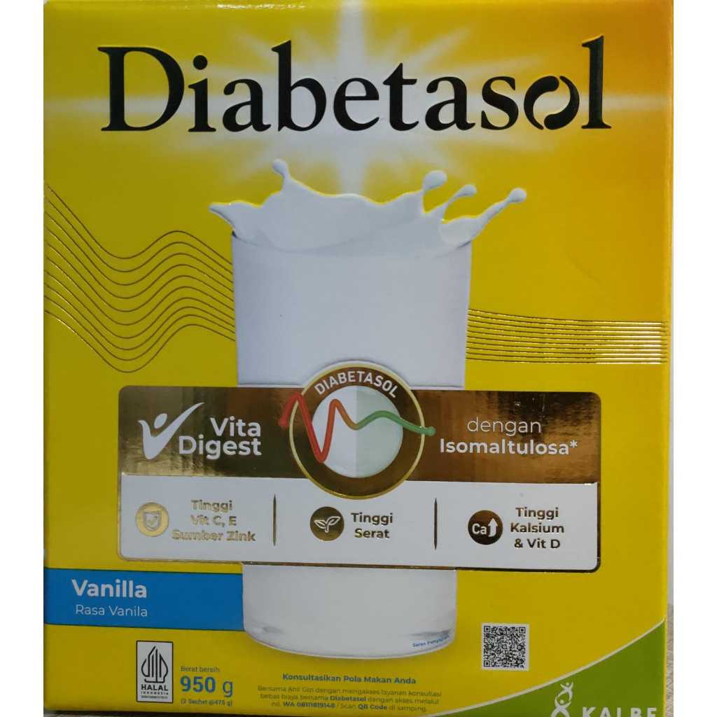 

DIABETASOL 950gr RASA VANILLA - COKLAT / SUSU UNTUK PENDERITA DIABETES