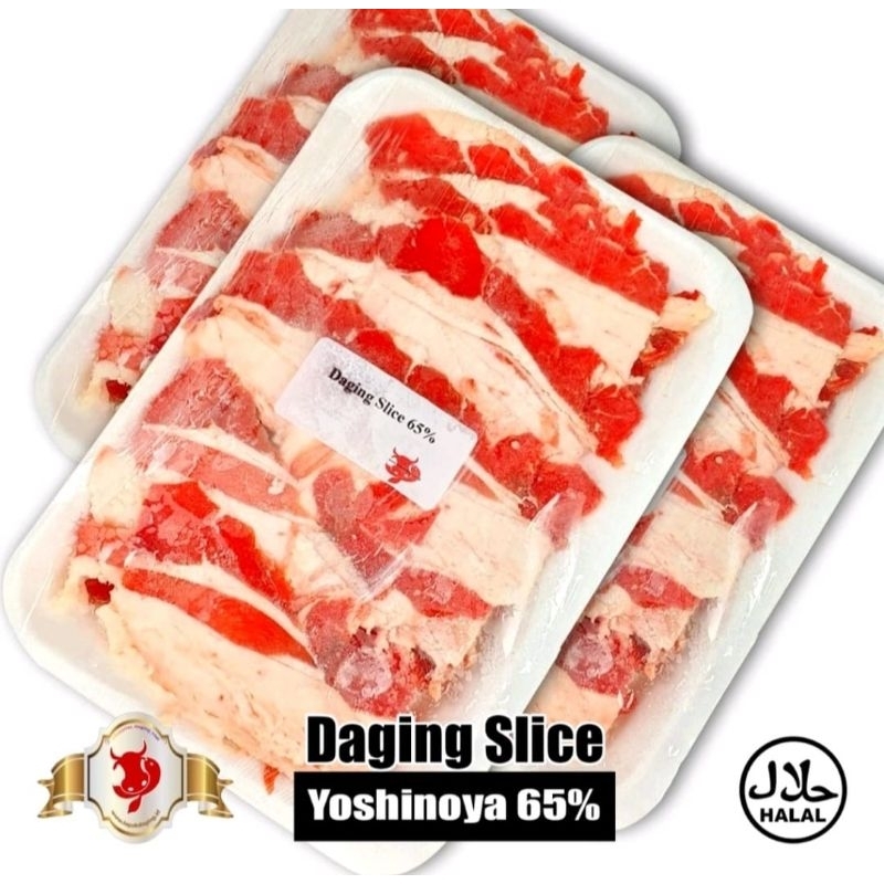 

Daging slice Yoshinoya 65 % 500 gr