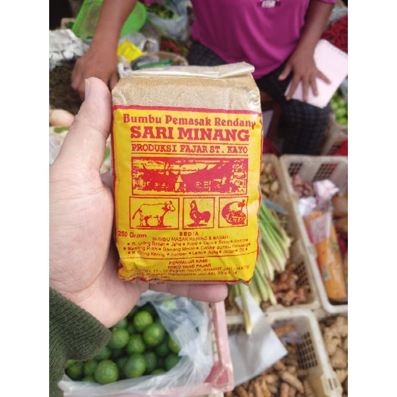 

Bumbu Pemasak Rendang Khas Padang 250Gram Fresh