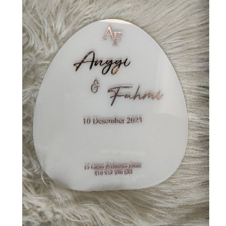 Tetes air Akrilik mahar - akrilik brush - akrilik  brush mahar tetes air - akrilik brush tetes telur