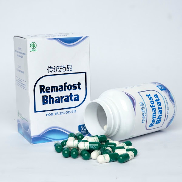 Remafost Bharata Herbal Original Obat Saraf Kejepit Asam Urat Rematik Ampuh