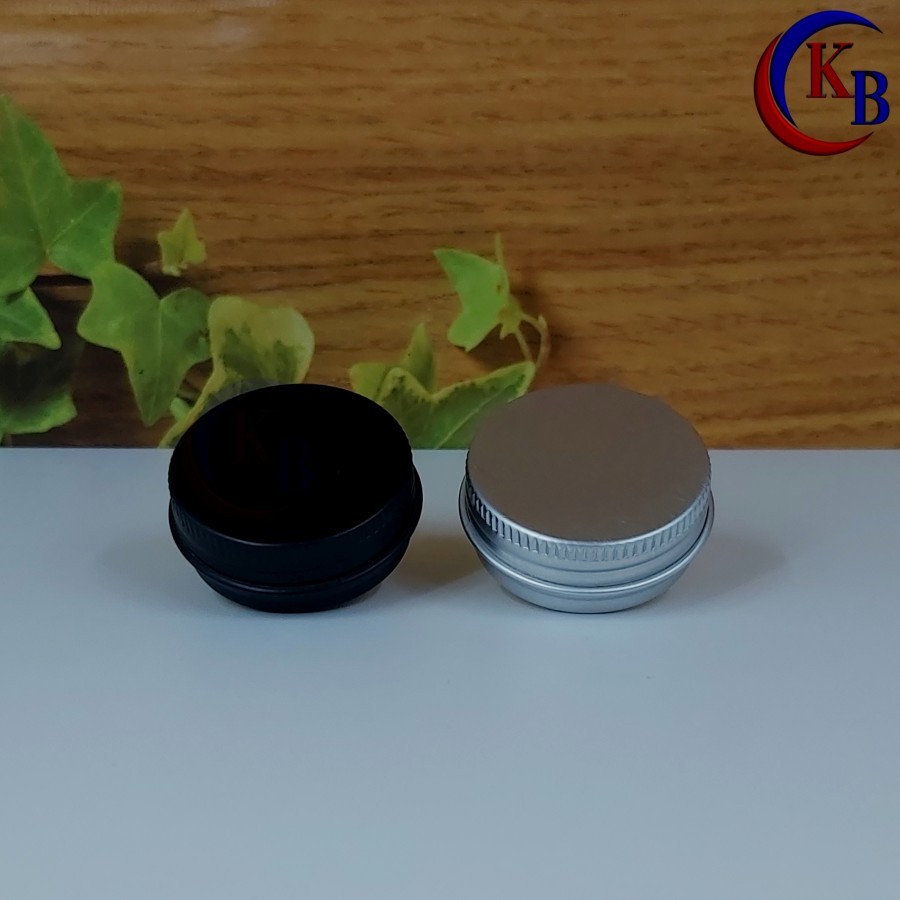 POT JAR ALUMUNIUM 15 GR POMADE / POT KALENG CREAM LULUR 15GR