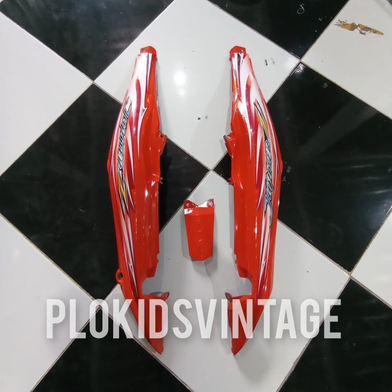 COVER BODY KANAN KIRI YAMAHA JUPITER Z BURHAN JUPITER Z NEW WARNA ORANGE
