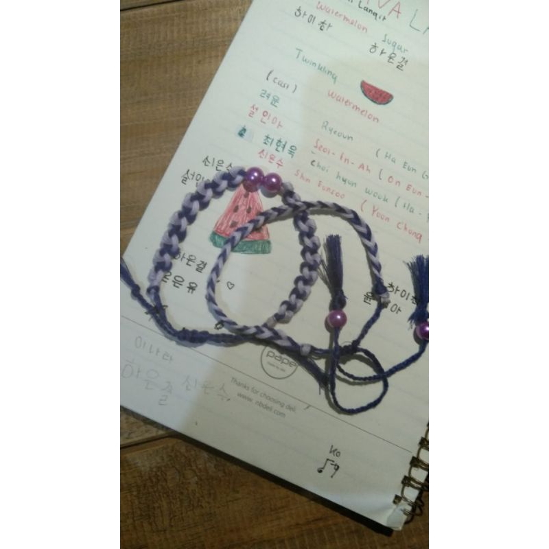 GELANG BENANG ASTHETIC COUPLE/GELANG KEPANG BENANG