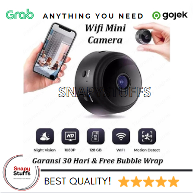 Spy IP HD Mini Camera Kamera CCTV Gantung Night Vision 360eyes SS