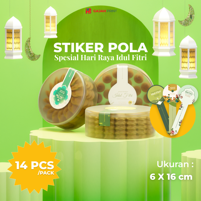 

Stiker Toples Lebaran [14 PCS] / Stiker Label Toples / Stiker Vinyl/ Sudah Cutting pola