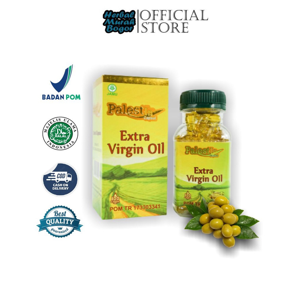 Minyak Zaitun Palestine - extra virgin palestine 200 kapsul