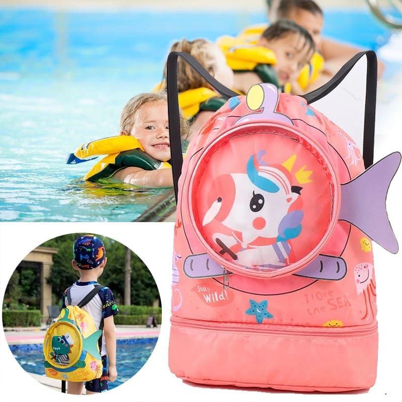 TR1 TAS  RENANG ANAK / TAS RENANG ANTI BASAH / TAS RENANG MERMAID / TAS RENANG FROZEN