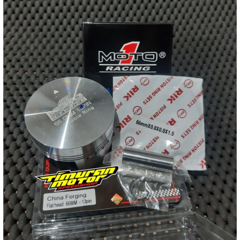 PISTON MOTO 1 66 MM PEN 13 FORGED