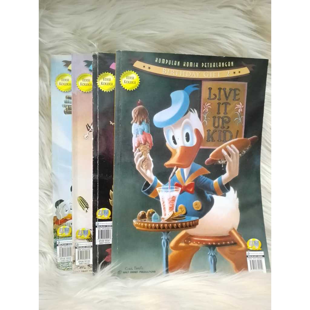 KUMPULAN KOMIK SERU BIRTHDAY GIFT : DONAL BEBEK EDISI KOLEKSI -KOMPAS