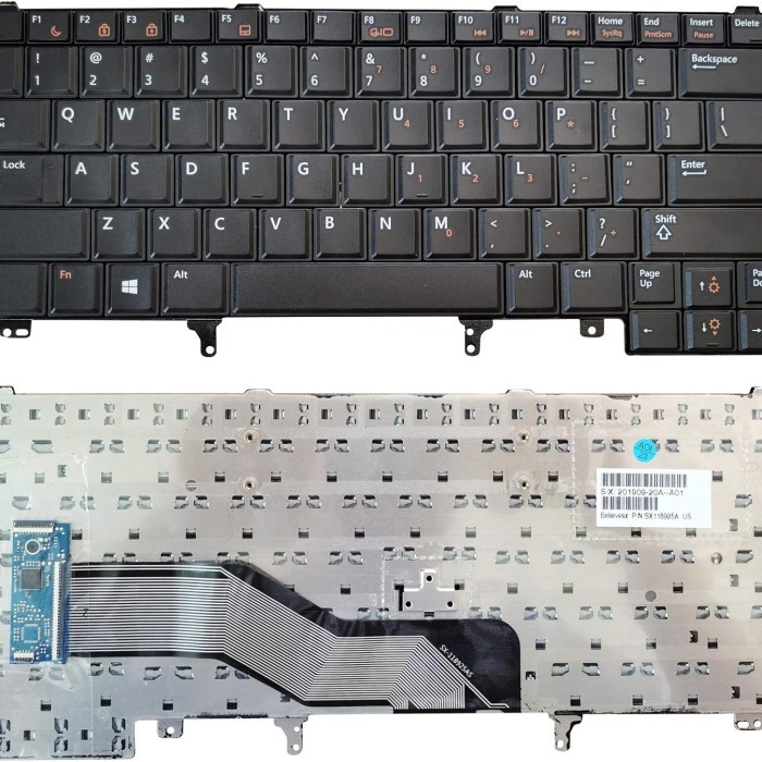 Keyboard Dell No Pointer E6420 E6320 E6330