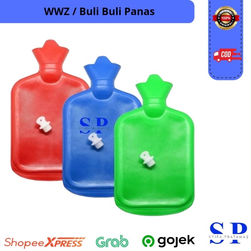 WWZ Buli Buli Panas | WWZ Kompres Panas Karet | Kompres Air Panas | Bantal Kompres Air Panas