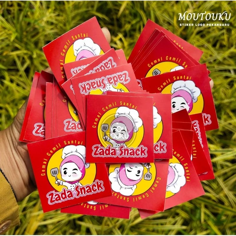 

Stiker Logo / Label Waterproof Murah