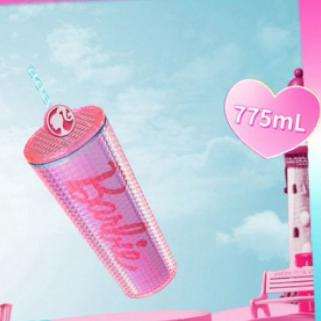 Jastipbecca tumbler miniso x barbie botol minum barbie termos gelas