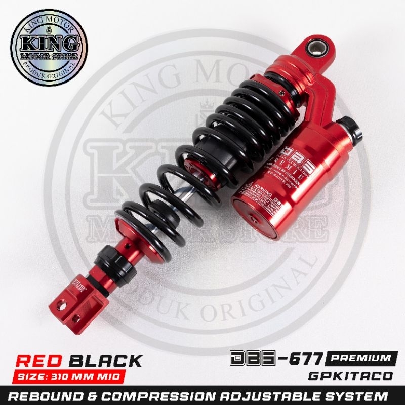 shock DBS ABSORBER  677 tabung atas 310 mm Mio Beat Vario
