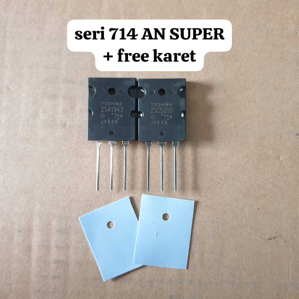 Transistor toshiba 1943 5200 seri 714 SUPER JAPAN Original