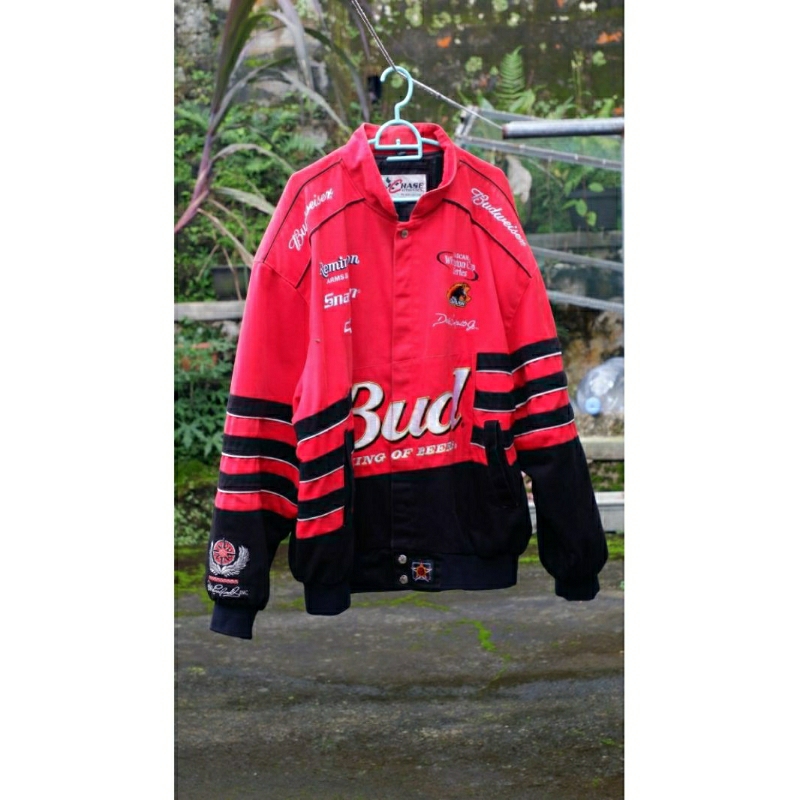 Nascar Jacket Budweiser Dale Jr Jeff Hamilton Design