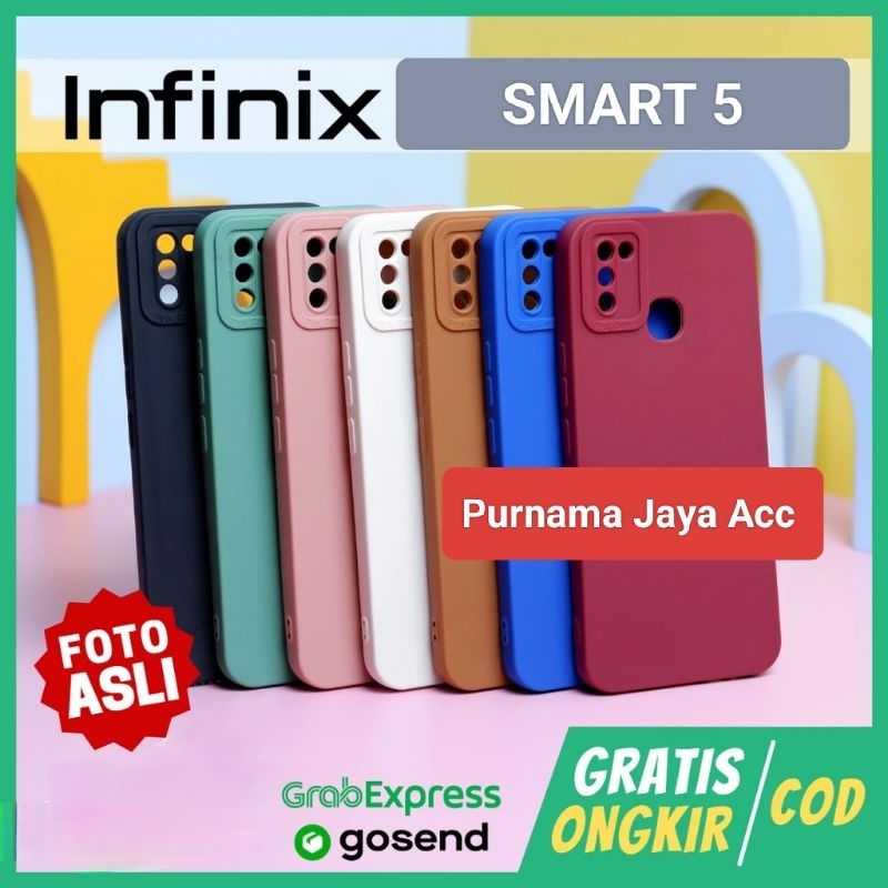 SOFTCASE MACARON INFINIX SMART 5 CASE SILIKON FULL COVER
