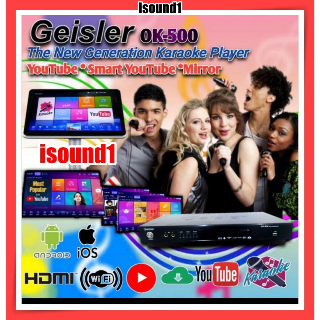 MESIN KARAOKE PLAYER GEISLER OK 500 YOUTUBE ORIGINAL