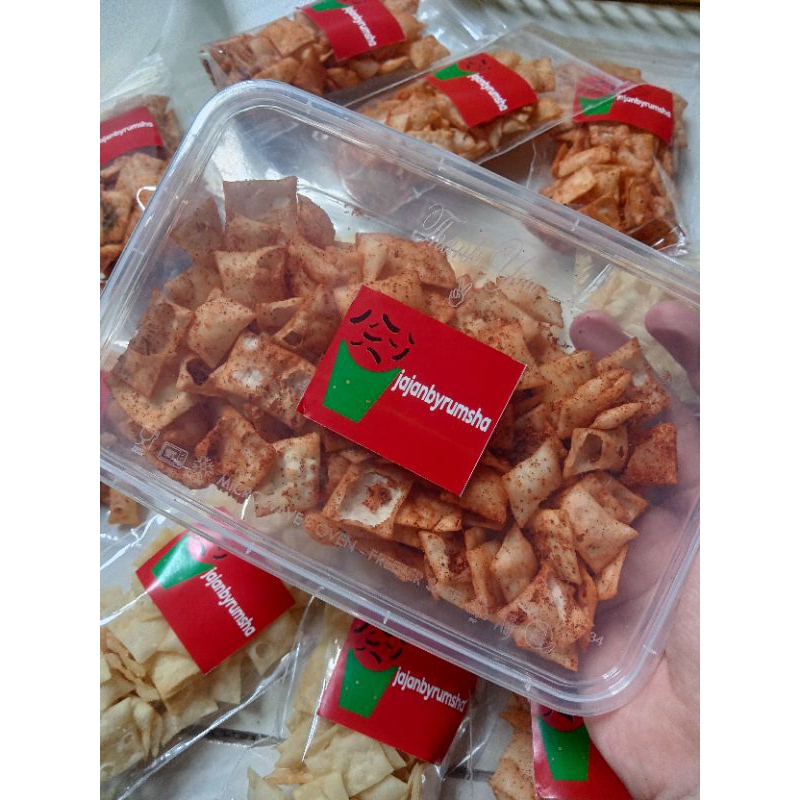 

Keripik pangsit super renyah//hampers lebaran//cemilan idul fitri