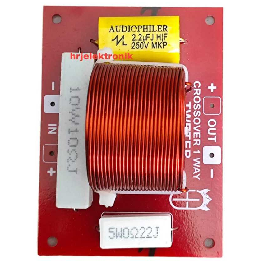 Kit Crossover 1 Way Tweeter kit crossover 1 way