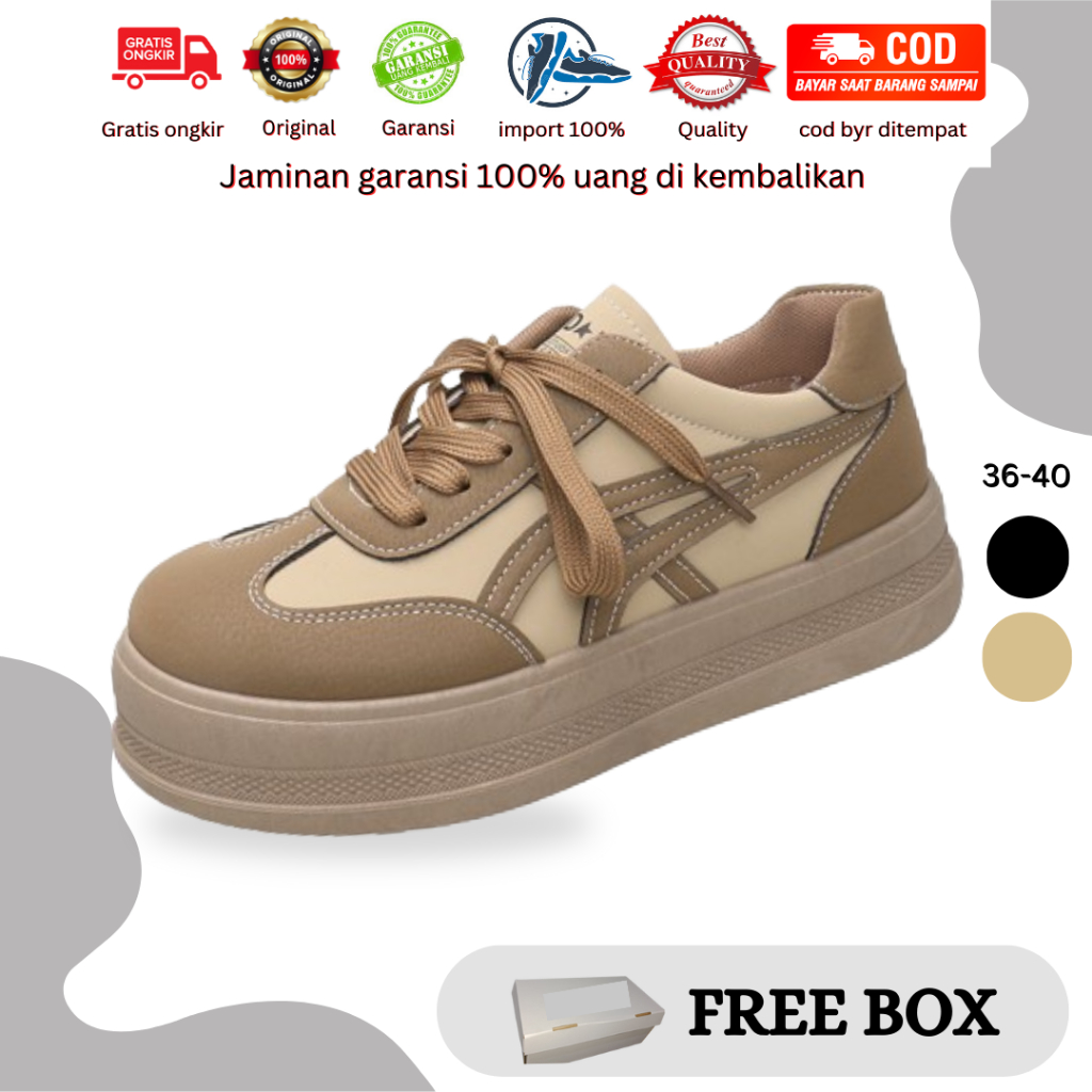 Keedo.mall 210279 Sepatu Sneakers Wanita Premium