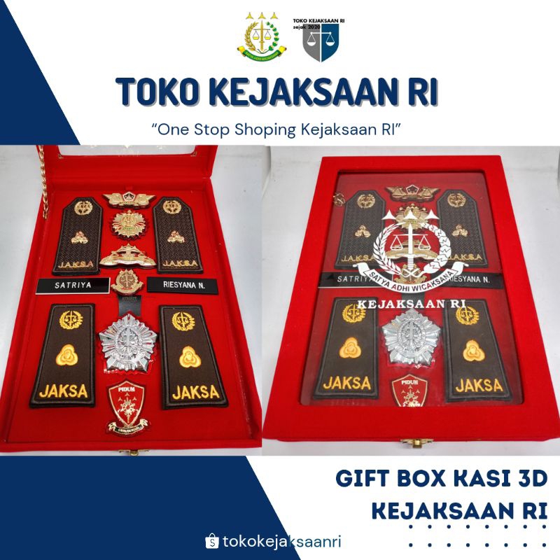 Toko Kejaksaan RI - Paket Gift box Kasi Jaksa 3D Kejaksaan RI