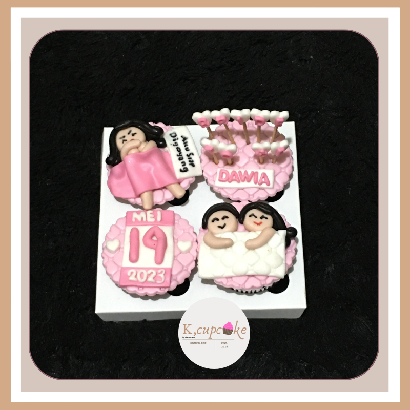 

PROMO cupcake desain 4cup cupcakes bridal shower by niacupcakes_