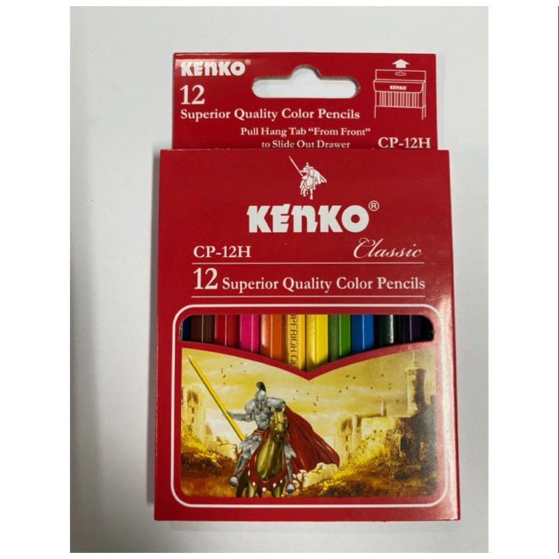 

Kenko Colour Pencil CP-12HALF CLASSIC / Pensil Warna Kenko Set