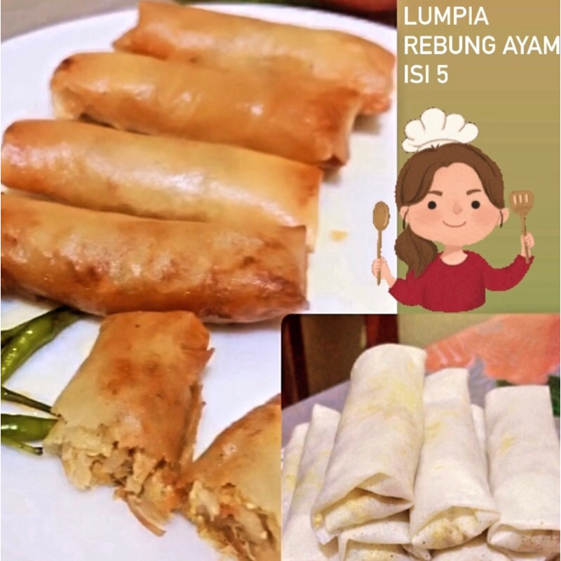 

LUMPIA AYAM REBUNG ISI 6 | READY STOCK