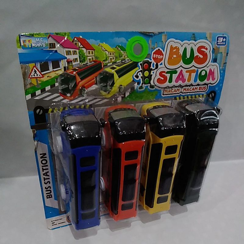 Bus station isi 4 | Bus warna warni | 2011| TERMURAH