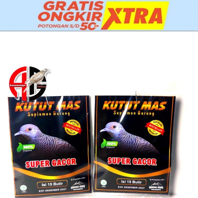 PIL KUTUT MAS PIL BURUNG PERKUTUT MANGGUNG