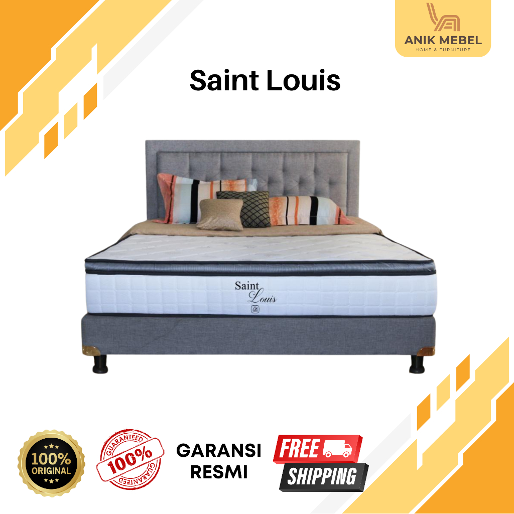 Springbed Airland Saint Louis All size Garansi resmi - Anik Mebel & Elektronik Furniture Purwodadi G