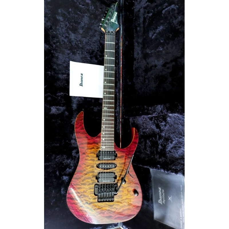 Gitar Ibanez RG premium tremolo  pickup Dimarzio/Ibz edge 2 zps