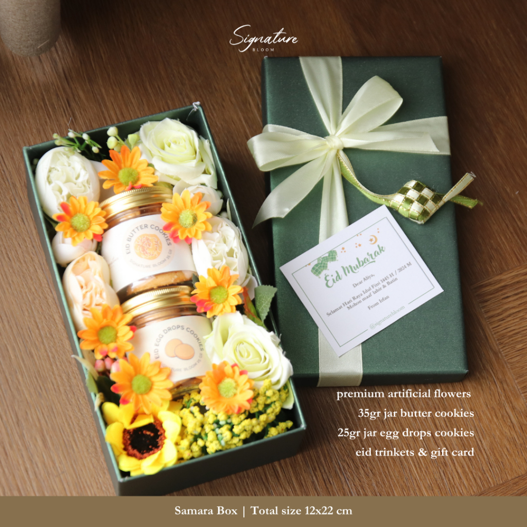 

(SB) Samara Gift Box Eid Ramadan Hampers | Gift Set Bunga Kue Kering