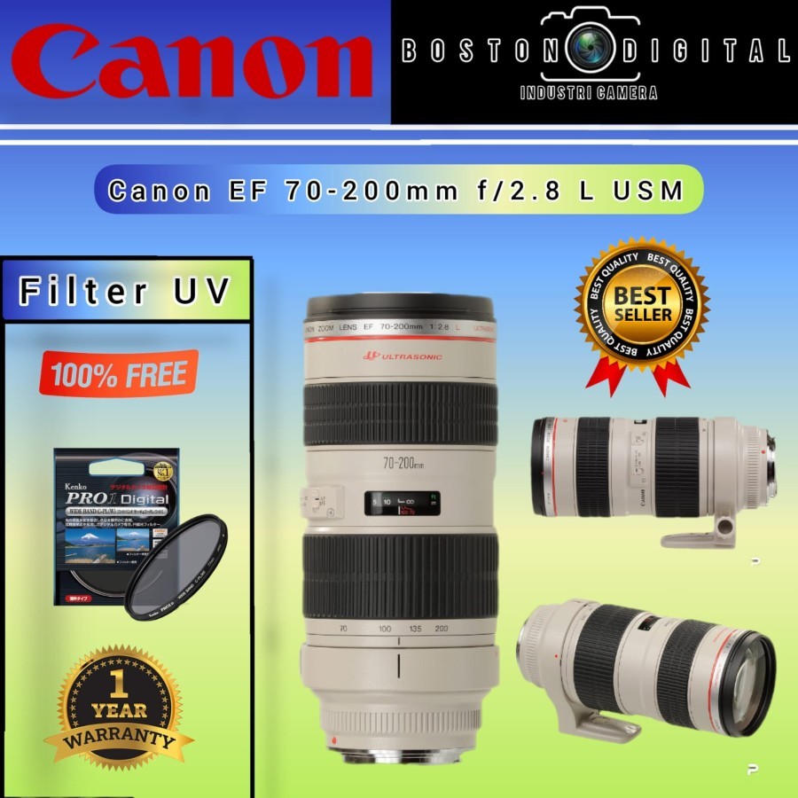 LENSA CANON EF 70-200MM F2.8L USM / CANON 70-200MM F2.8L USM