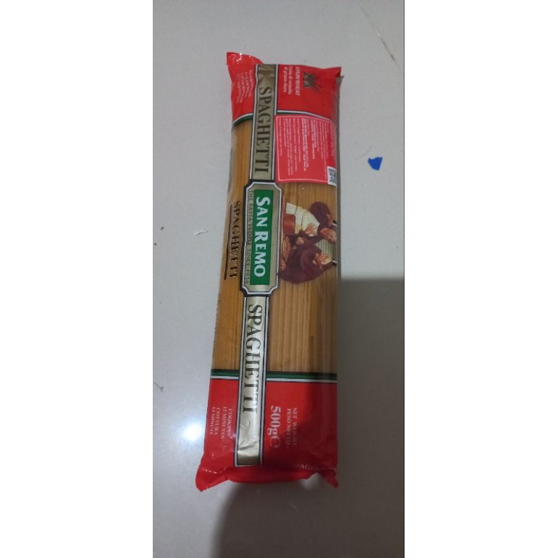

sanremo spagethi 500 gram expired 2025